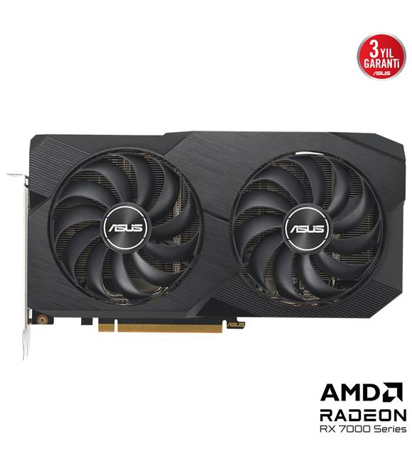 Asus Radeon RX7600 DUAL OC Edition 8GB GDDR6 128 Bit DUAL-RX7600-O8G Gaming Ekran Kartı_1