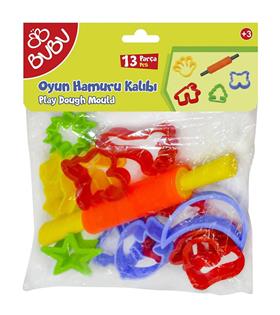Bu-Bu Oyun Hamuru Kalıbı Merdaneli 13 Parça BUBU-HK0011