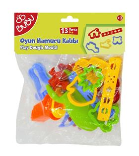 Bu-Bu Oyun Hamuru Kalıbı 13 Parça BUBU-HK0013