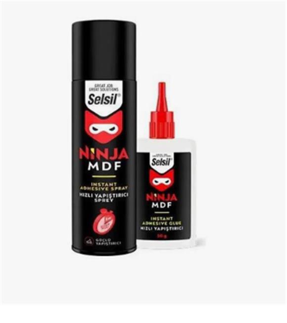 Selsil 200ml  50gr Hızlı Yapıştırıcı Ninja Mdf