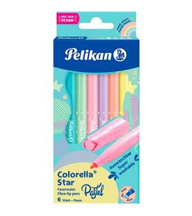 Pelikan Keçeli Kalem Colorella Pastel 6 Lı Paket