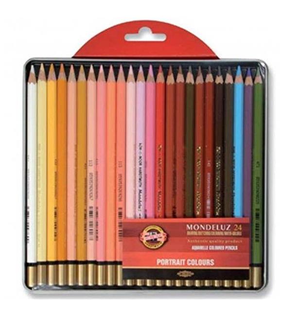 Koh-I Noor Set Aquarel Pencils 3724 24 Portraıt