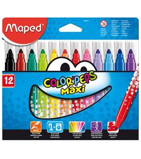 Maped Keçeli Boya Kalemi Maxi 12 Renk 846020