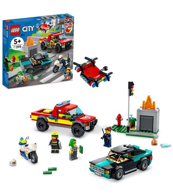 Lego City Fire Rescue & Police Chase 60319