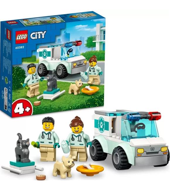 Lego City Veteriner Kurtarma Aracı 60382