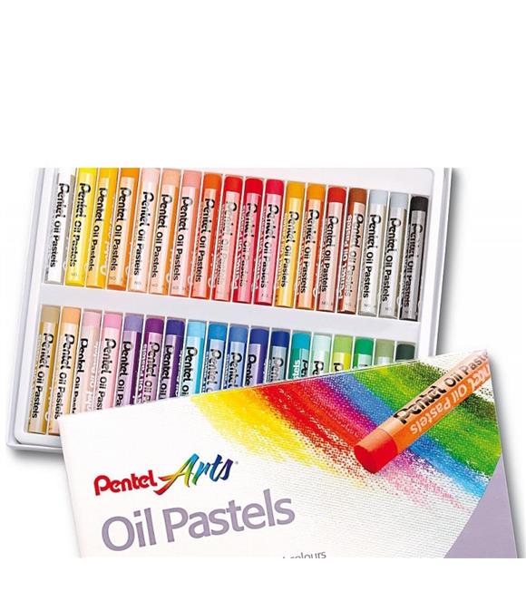 Pentel Yağlı Pastel 36 Renk PHN36