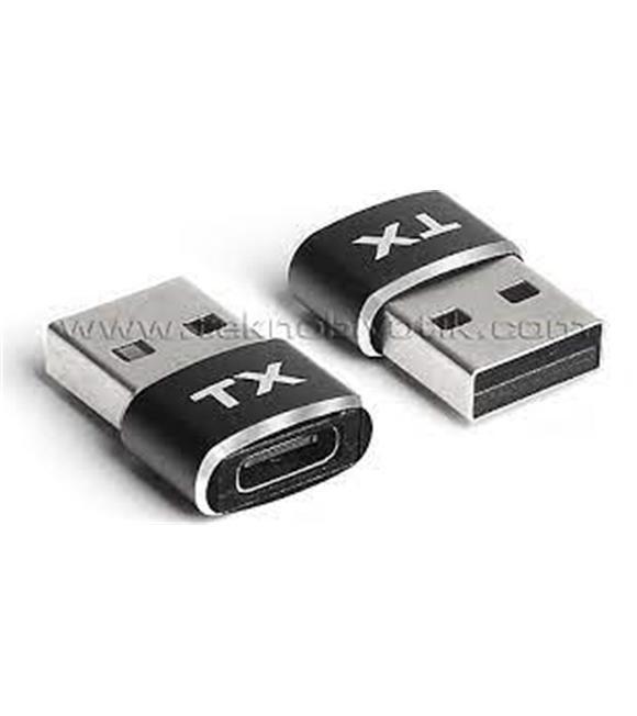 Tx Usb2.0- Type-A Usb  Type-C  Dönüştürücü