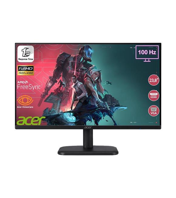 Acer 23.8" EK241YE 1ms 100Hz IPS VGA HDMI Vesa UM.QE1EE.E03 Monitör