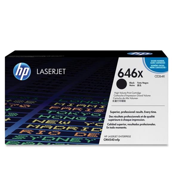 HP 646X Black Siyah Yüksek Kapasite 17.000 Sayfa Toner CE264X