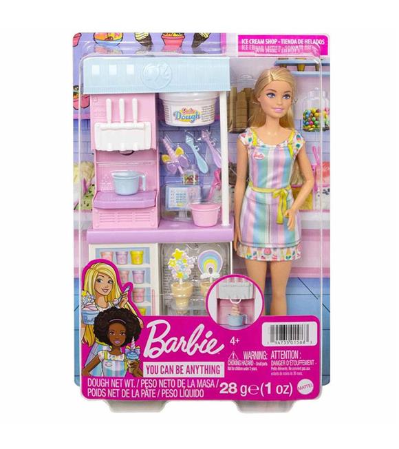 Barbie Dondurma Dükkanı Oyun Seti HCN46