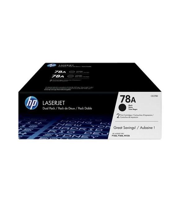 HP 78AF Black Siyah Çiftli 2.100 Sayfa Toner CE278AF