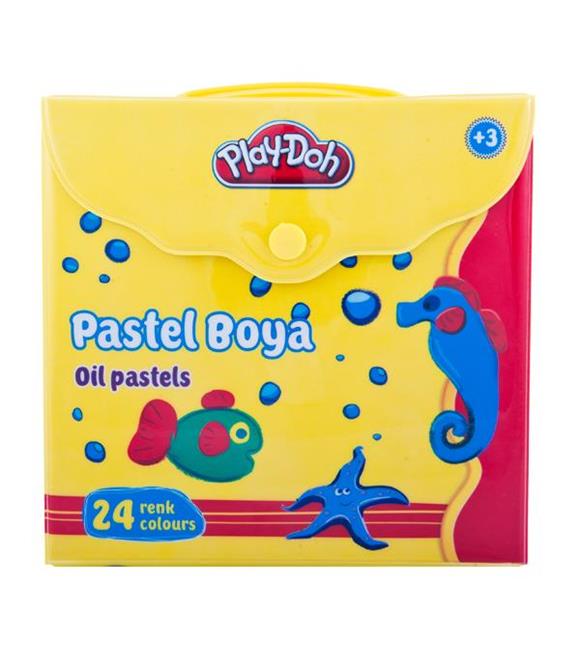 Play-Doh Pastel Boya Çantalı 24 Renk PLAY-PA007