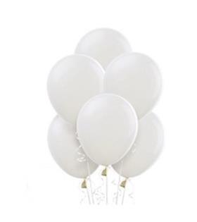 Balonevi Balon 12" Baskı Balonu Beyaz 100 Lü