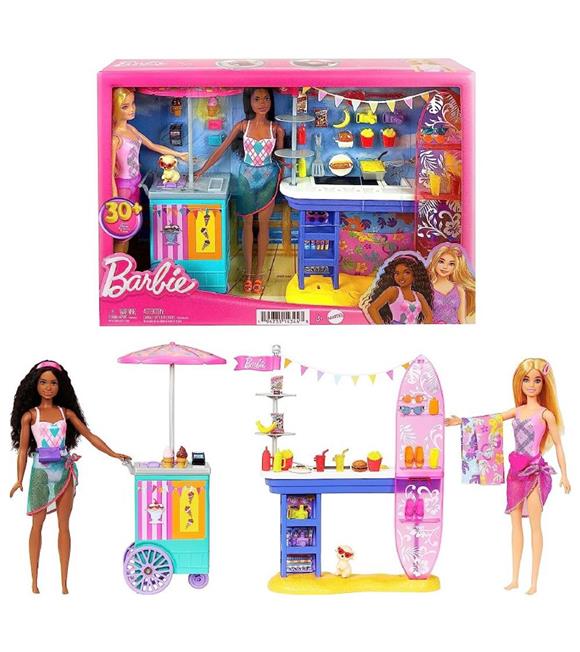 Barbie Brooklyn Ve Malibunun Sahildeki Yiyecek Standı MTL-HNK99