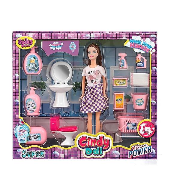 Oydaş Cindy Doll Lavabo Ve Temizlik Setli Bebek