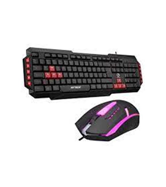 Hytech HYK-46 COMBO  Siyah USB Kırmızı Tuşlu Q Gaming Oyuncu Klavye +mouse set