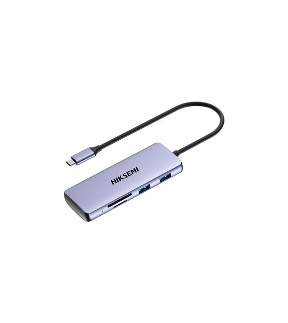 Hiksemi HS-HUB-DS8 Type-C To HDMI+USB3-3+USB2+SD-TF+PD Çoklayıcı_1