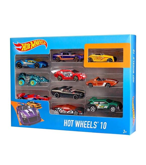 Hot Wheels Araba Seti 10 Lu 54886