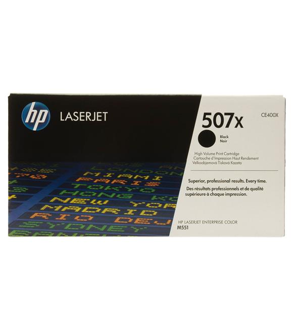 HP 507X Black Siyah Yüksek Kapasite 11.000 Sayfa Toner CE400X