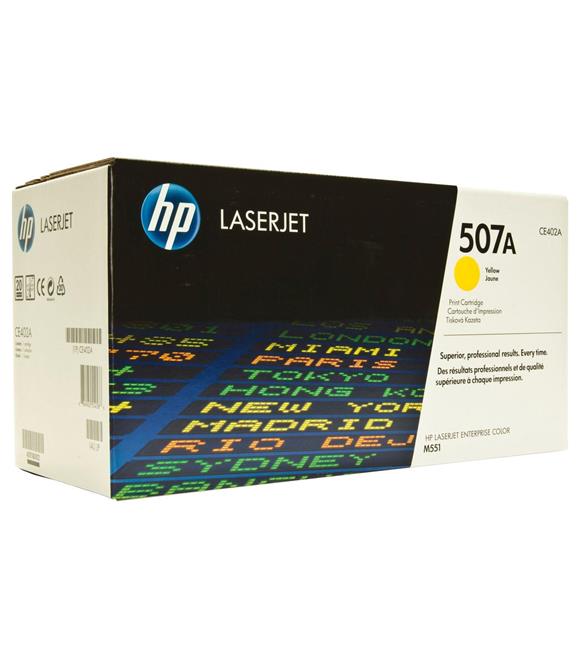 HP 507A Yellow Sarı 6.000 Sayfa Toner CE402A