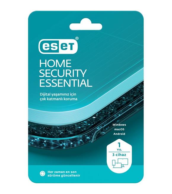Eset Home Securıty Premıum 3 Kullanıcı 1 Yıl Box Kutu