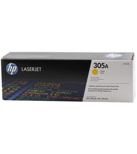 HP 305A Yellow Sarı 2.600 Sayfa Toner CE412A