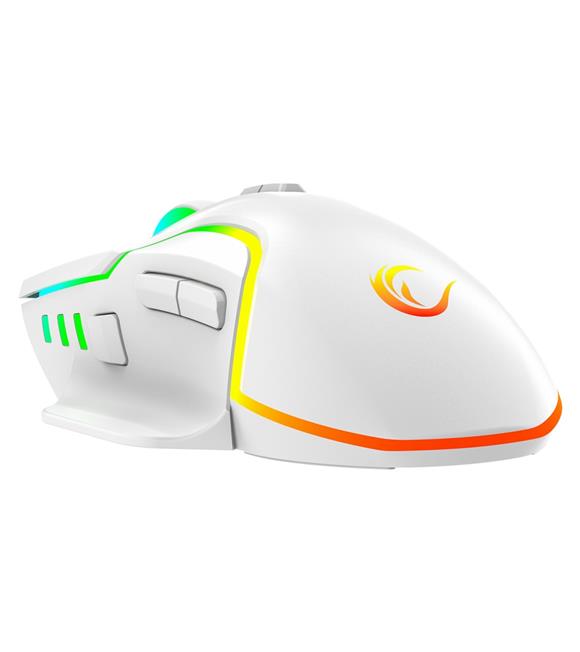 Rampage Miracle M2 Usb Beyaz 8 Tuşlu RGB 7200dpi Gaming Oyuncu Mouse_3