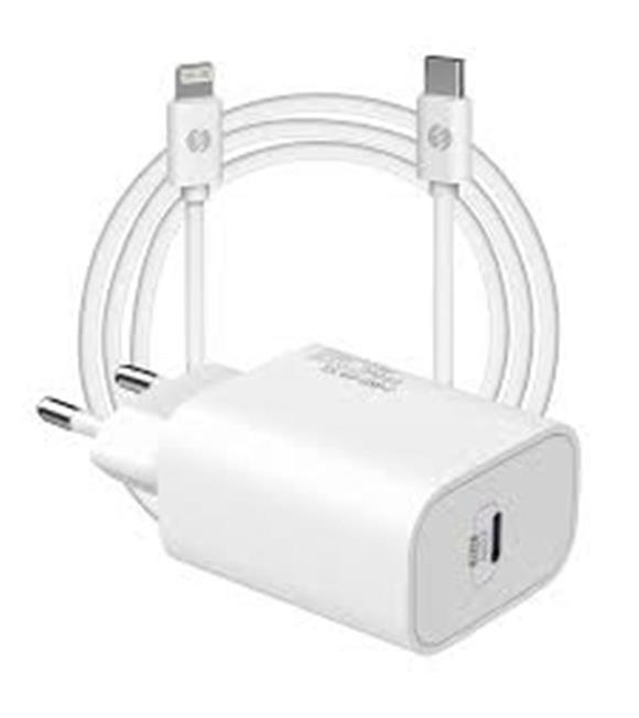 S-link SL-EC62PD PD lightning Kablolu 20W PD3.0-Quick Charge QC4.0 Hızlı Ev Şarj Adaptörü