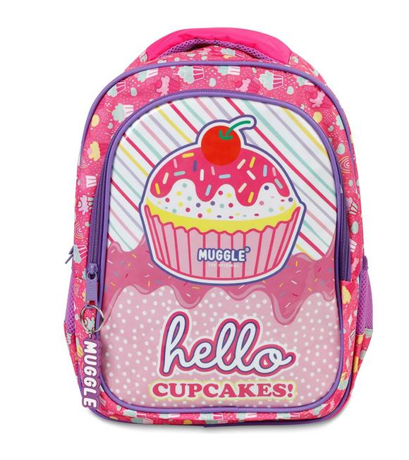 Muggle Okul Çantası Cup Cake Pembe Mu-7051