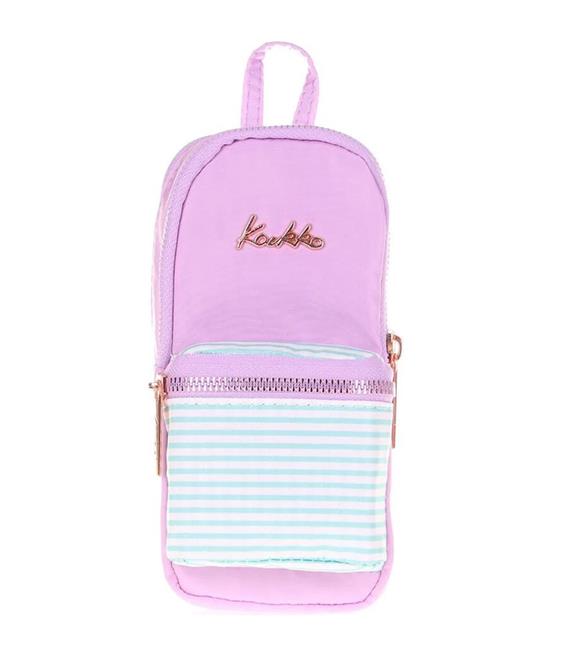 Kaukko Kalem Çantası Soft Floral Junıor Bag Vıolet K2441