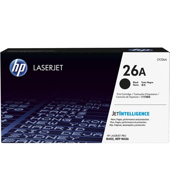 HP 26A Black Siyah 3.100 Sayfa Toner CF226A