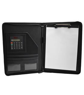 Wole Fermuarlı Lux Sekreterlik Hesap Makineli Siyah 1413-3