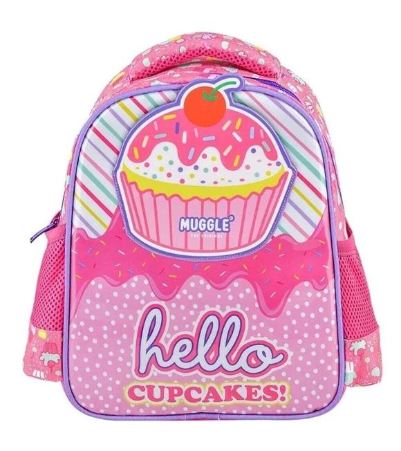 Muggle Anaokulu Çantası Cup Cake Pembe Mu-7075