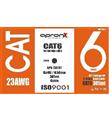 Apronx Cat6 23AWG 305Mt 0,50mm Gri Utp Kablo