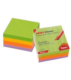 Noki Yapışkanlı Not Kağıdı Küp 400 Syf 75x75 Pastel Bahar 12013-11