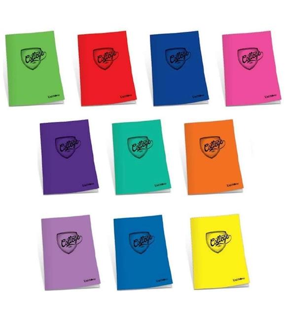 Çınar College Plastik Kapak Defter College Dikişli A4 40 YP Çizgili 40/1 76010