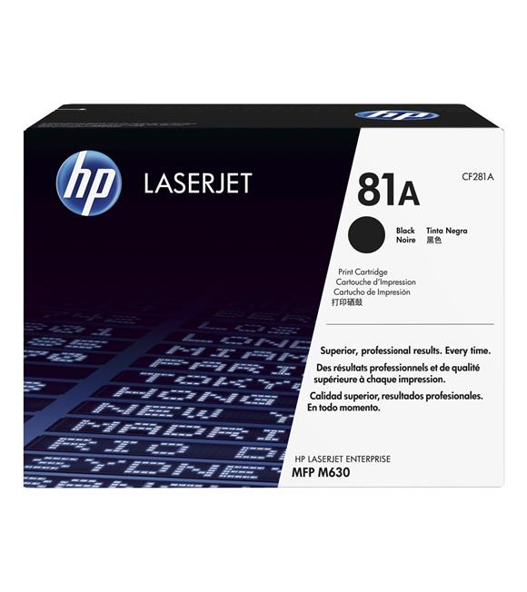 HP 81A Black Siyah 10.000 Sayfa Toner CF281A