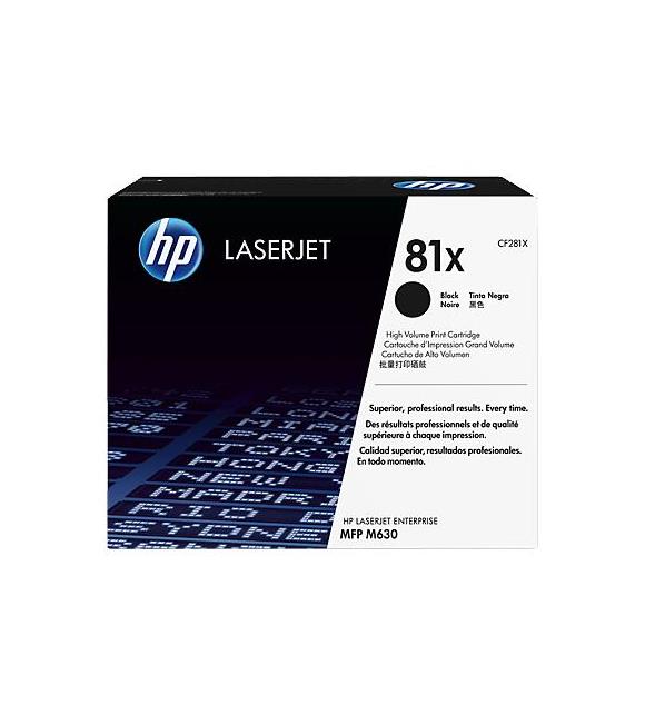 HP 81X Black Siyah Yüksek Kapasite 25.000 Sayfa Toner