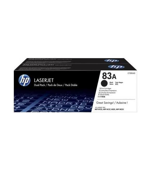 HP 83AF Black Siyah Çiftli 1.500 Sayfa Toner CF283AF