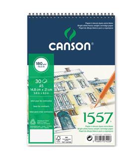 Canson 1557 Resim Ve Çizim Blok 180 GR A5 20 YP Üstten Spiralli