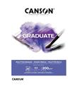 Canson Çizim Bloğu Graduate Mıx Medıa Beyaz 20 Syf A4 200 GR