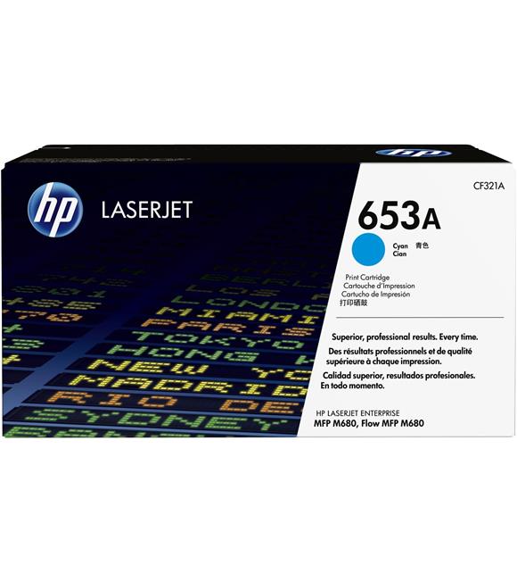 HP 653A Cyan Mavi 16.000 Sayfa Toner CF321A