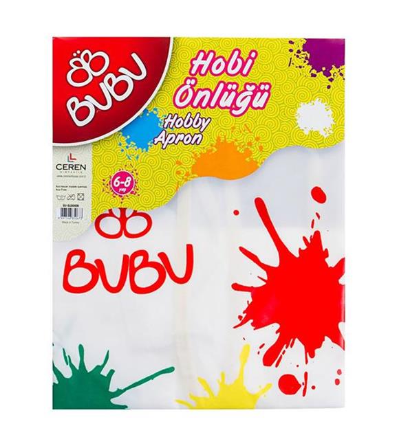 Bu-Bu Boyama Önlüğü 6-8 Yaş Su Geçirmez BUBU00006