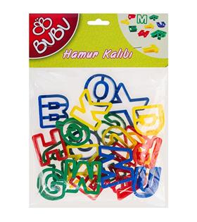 Bu-Bu Oyun Hamur Kalıbı Harf 26 Parça 0045