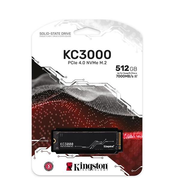 Kingston 512Gb Kc3000 Nvme Gen4 SKC3000S-512G PCIe NVMe M.2 SSD Disk_1