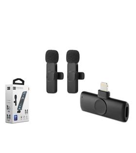 Hadron HDX2786 Kablosuz  Çift Yaka Mikrofonlu  Lighting Son derece hassas 20 metre erişilebilir