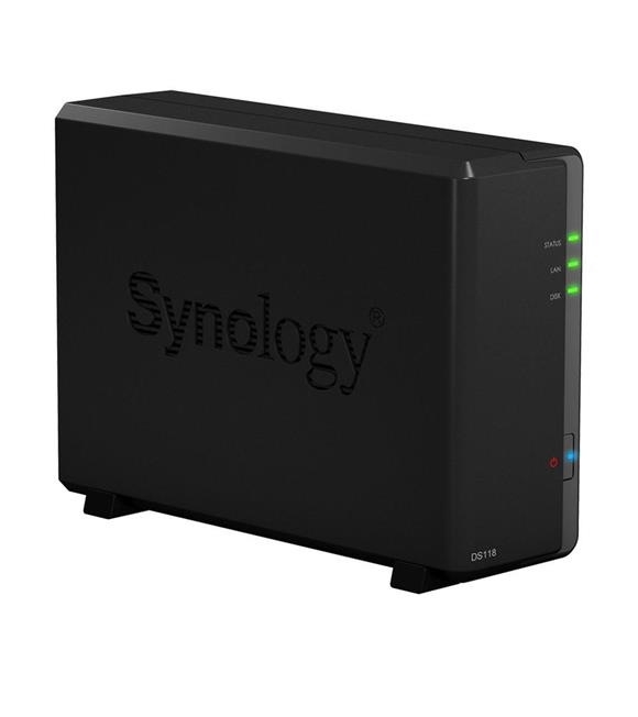 Synology DS118 1 Yuvalı 16 TB NAS Depolama Ünitesi