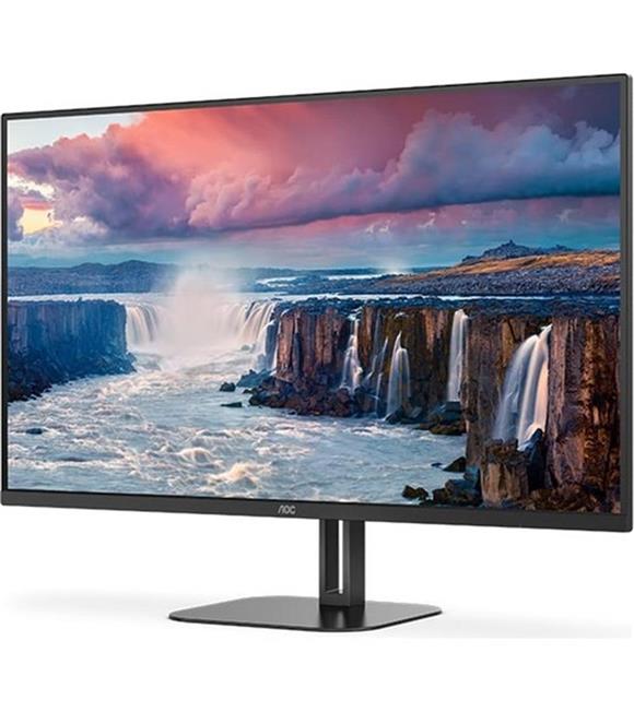 Aoc 31.5" Q32V5CE-BK 1Ms 75Mhz 1Xhdmı 1Xdp Qhd 2560X1440 Hoparlör Freesync Vesa Siyah Monitör