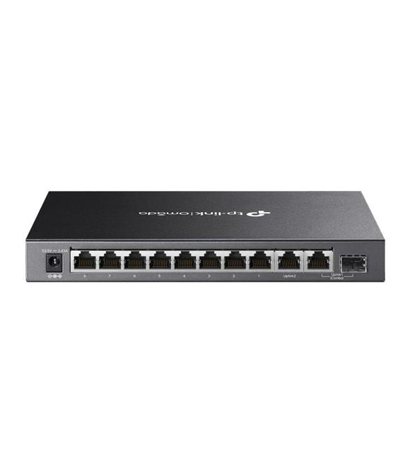 Omada Tp-Link DS110GMP 8 Port 10-100-1000 Poe+ Switch 1 Port SFP + 1 Port Uplink Çelik Kasa Rack Mount