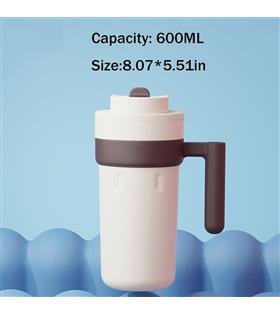 Vagonlife VGN2009 600ml Led Sıcaklık Göstergeli Beyaz Çelik Termos